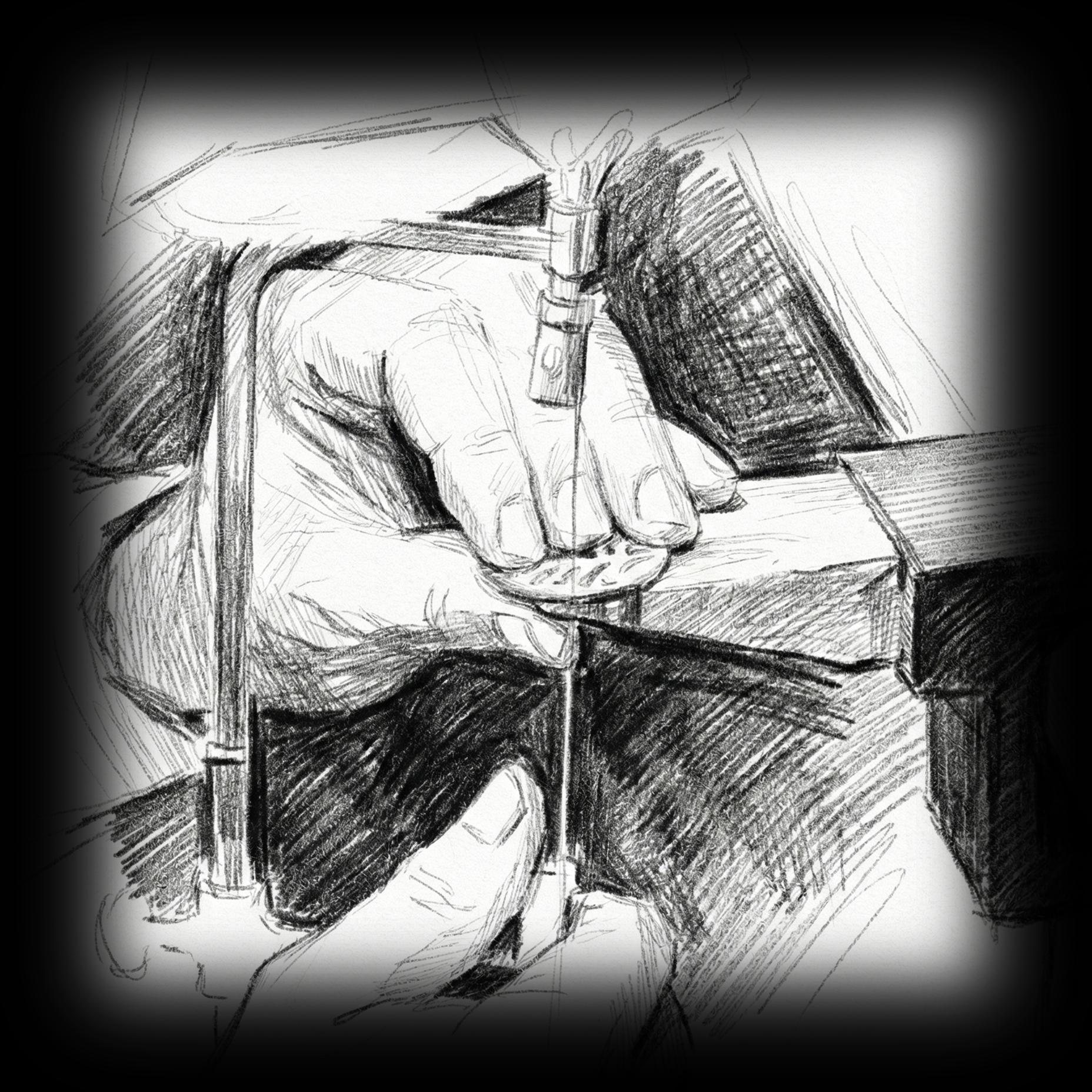 working at a watch