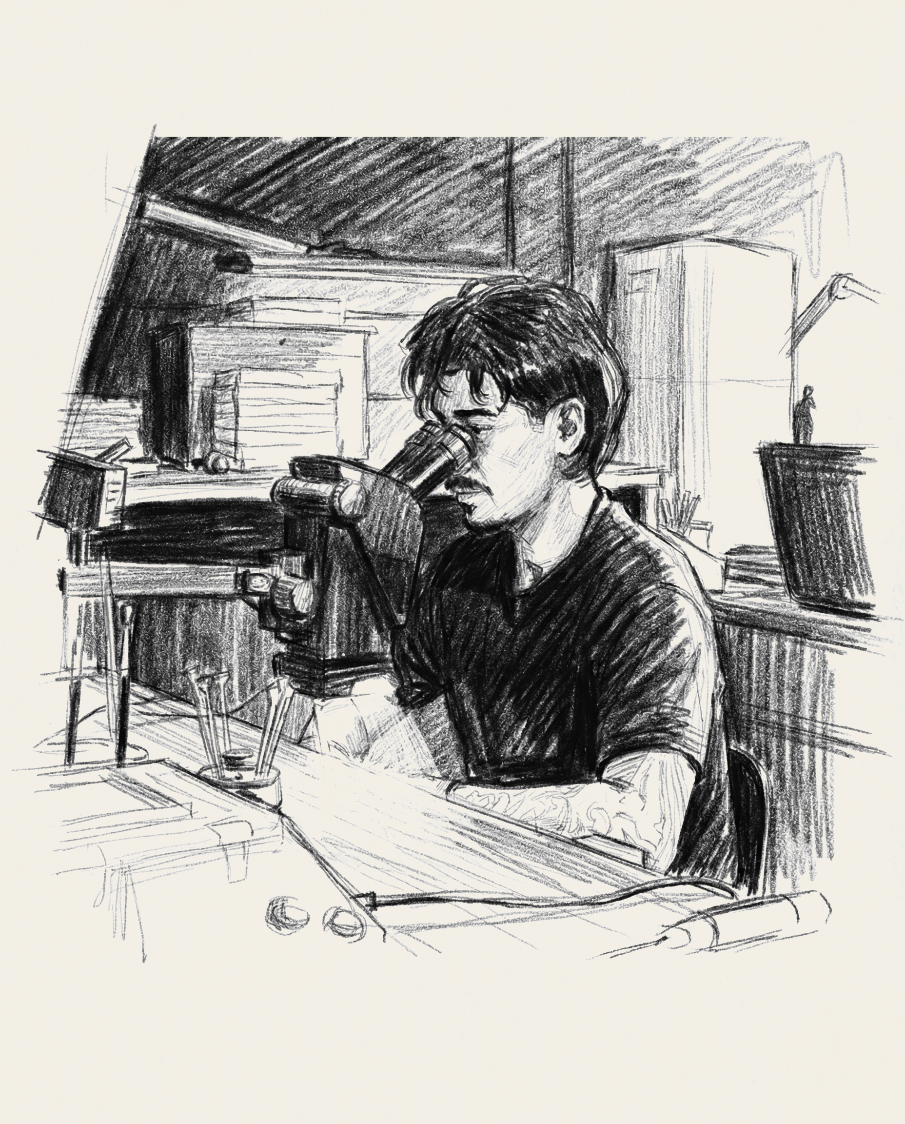 Felipe working
